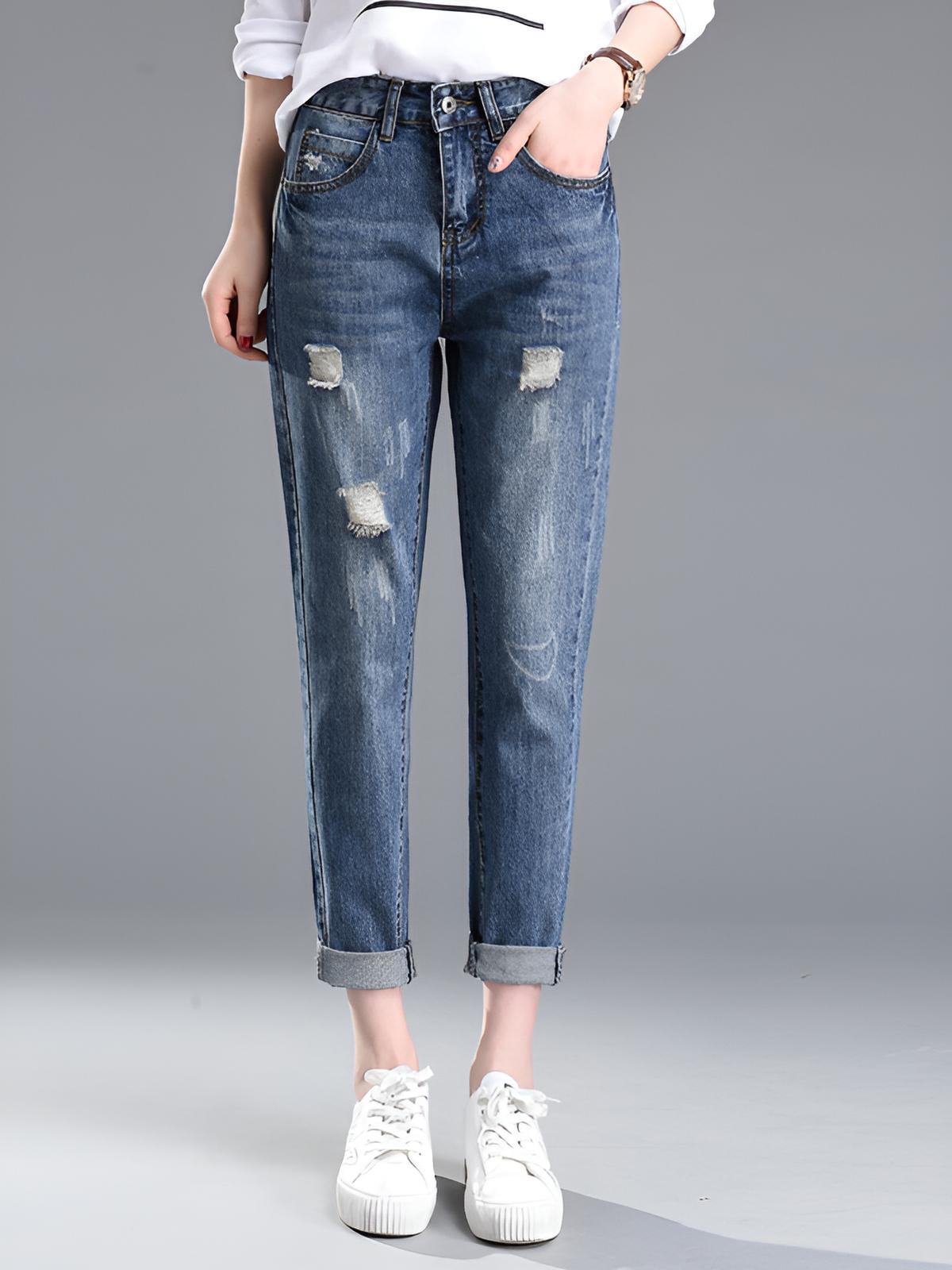 Ainsley | Ripped Denim Jeans