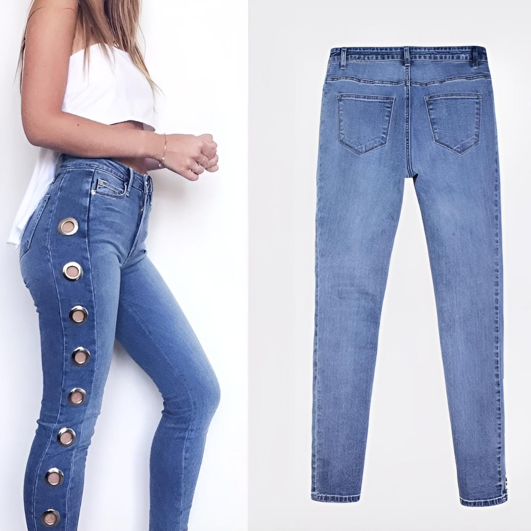 Aspen | Contour Fit Hoop Detail Jeans
