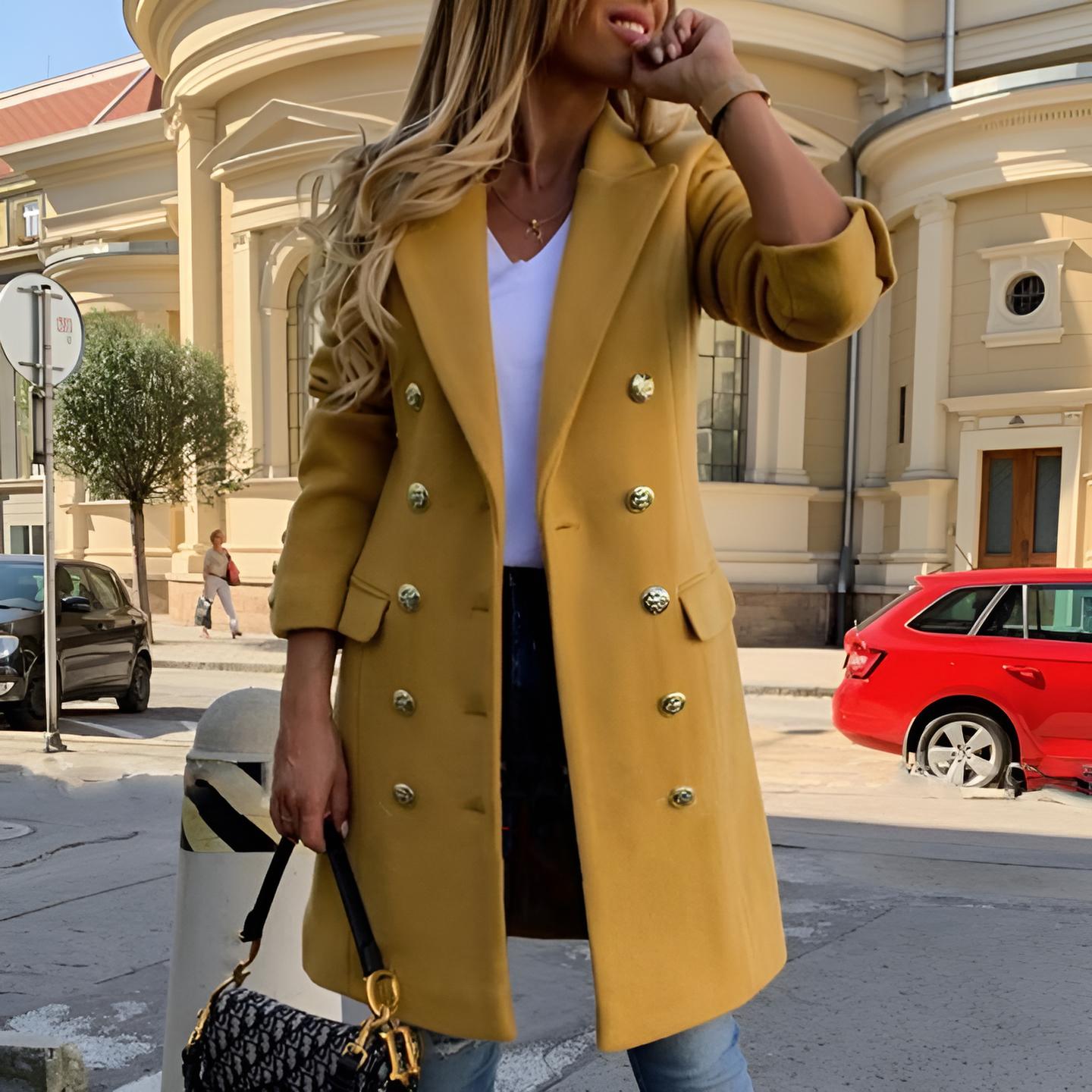 Brinley | Women’s Wool Double-Breasted Coat