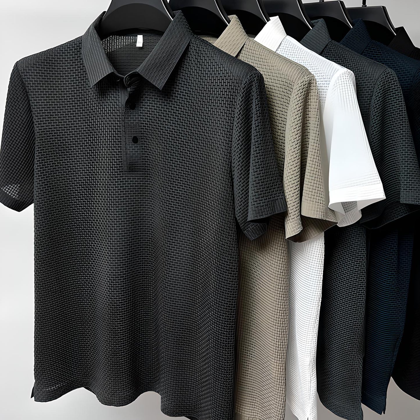 Theo | Ice Silk Mesh Short Sleeve T-Shirt