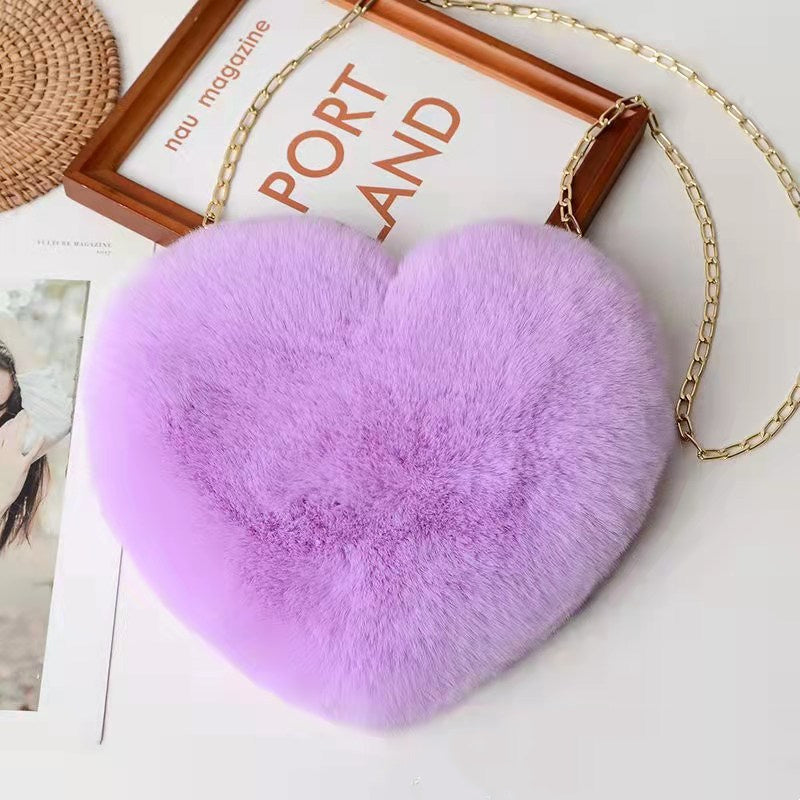 Zoe | Plush Chain Shoulder Bag