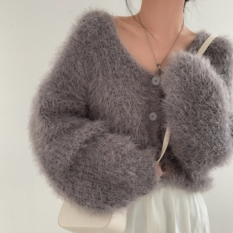 Isla | Cropped Sweater Coat
