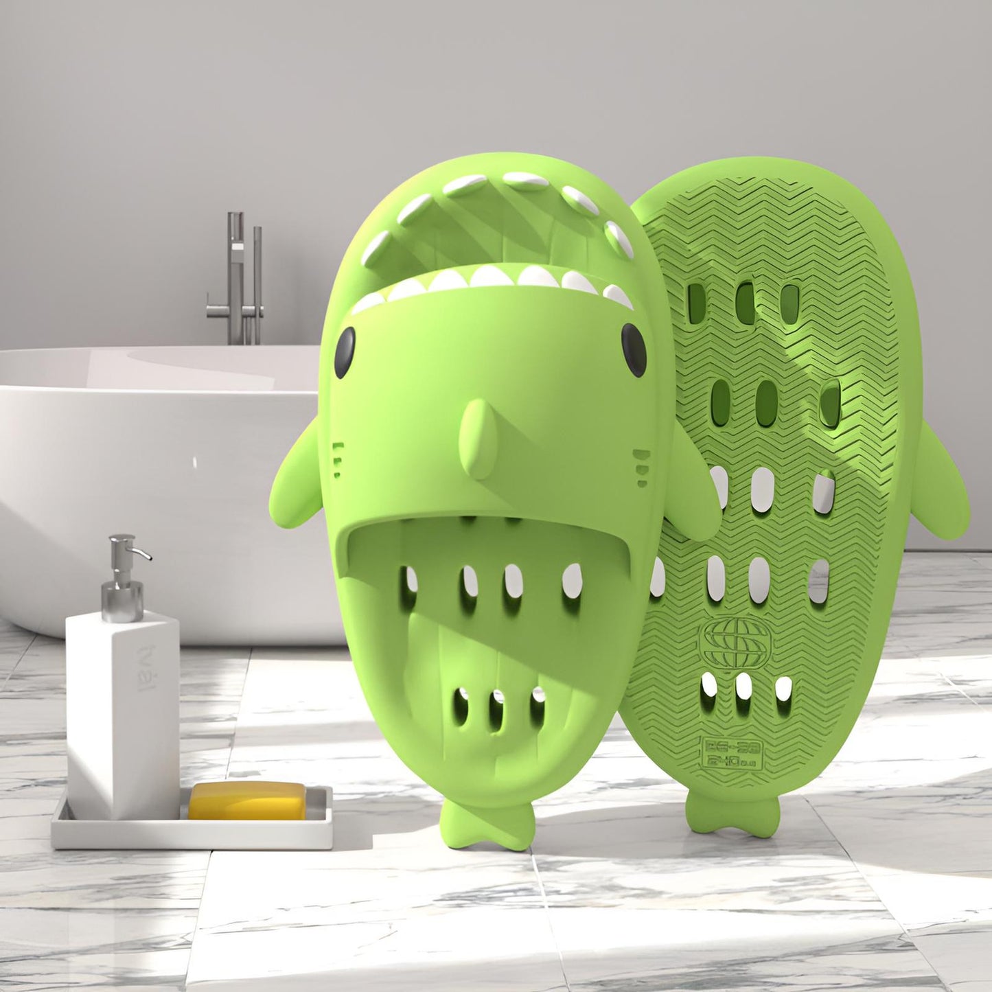 Casey | Quick-Dry Shark Slippers