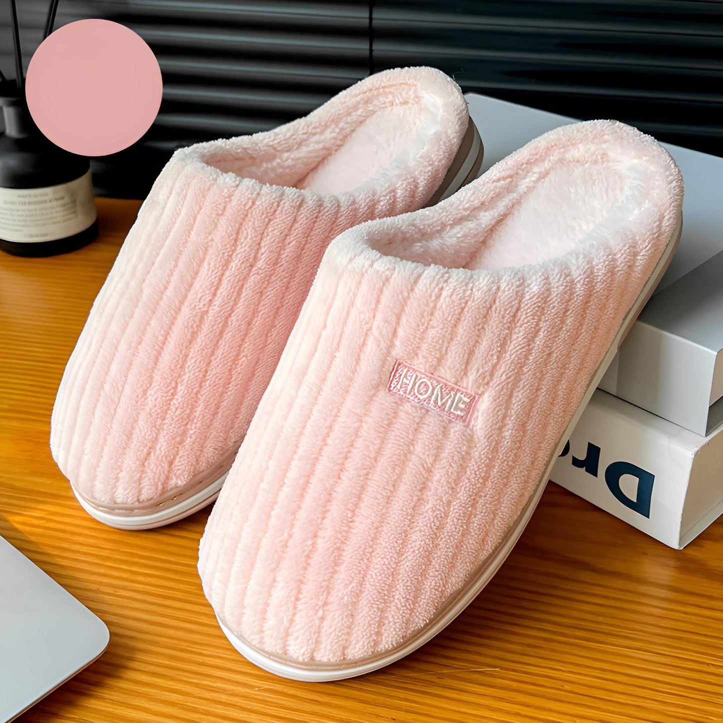 Sienna | Plush Cotton Winter Slippers