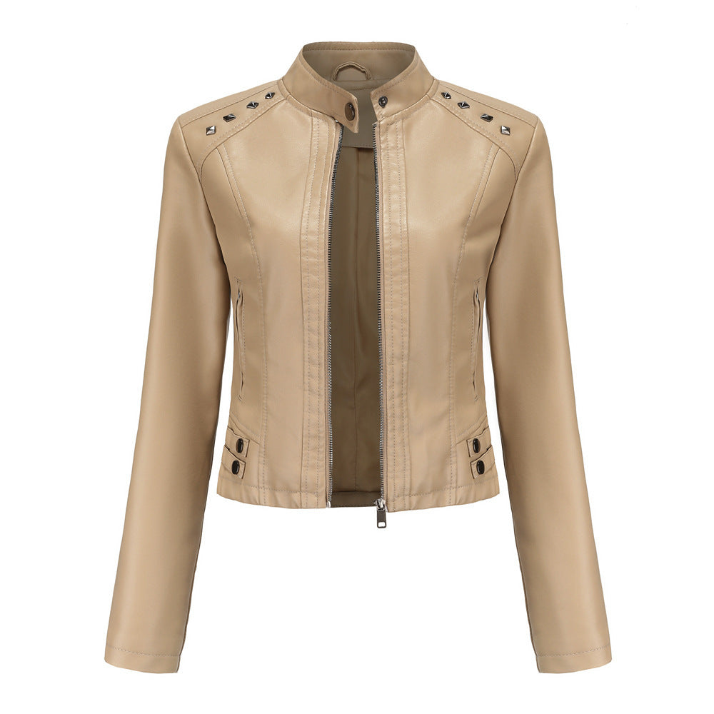Kinsley | Studded Leather Jacket