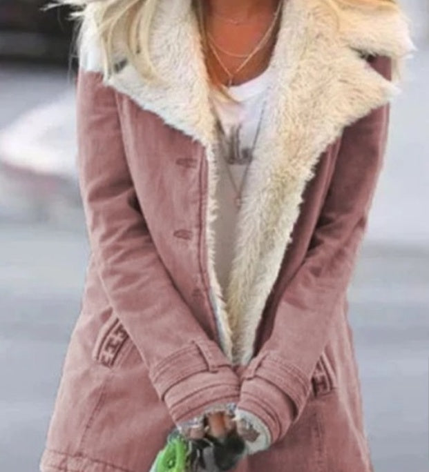 Jordan | Plus Size Plush Coat