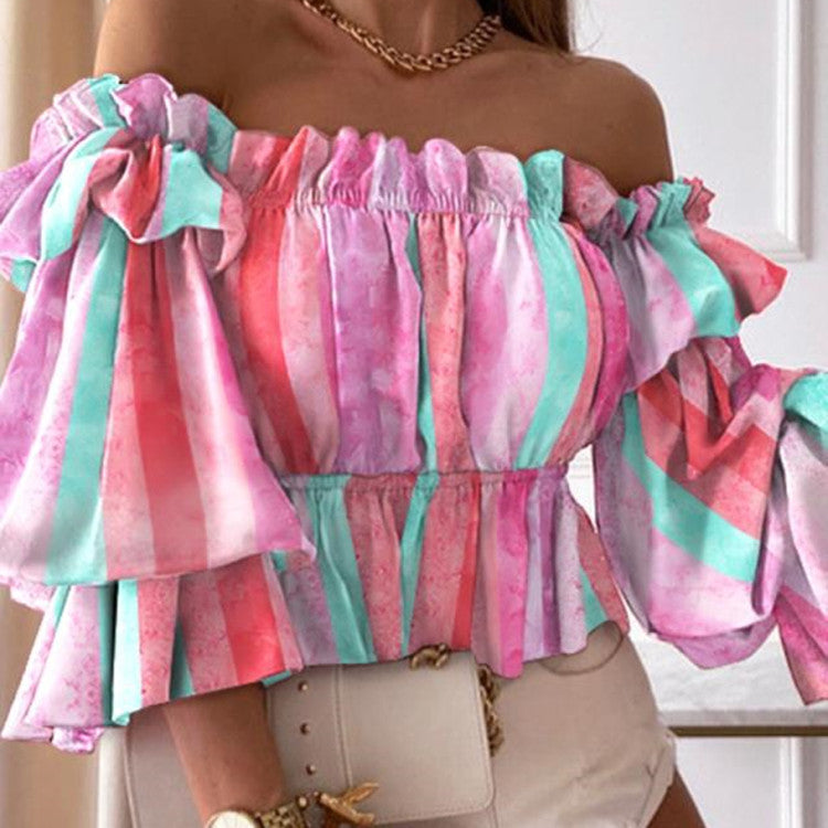 Sexy Long Sleeve Women's Blouse | Charlotte