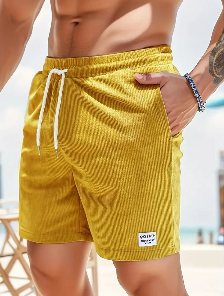 Carter | Corduroy Drawstring Shorts