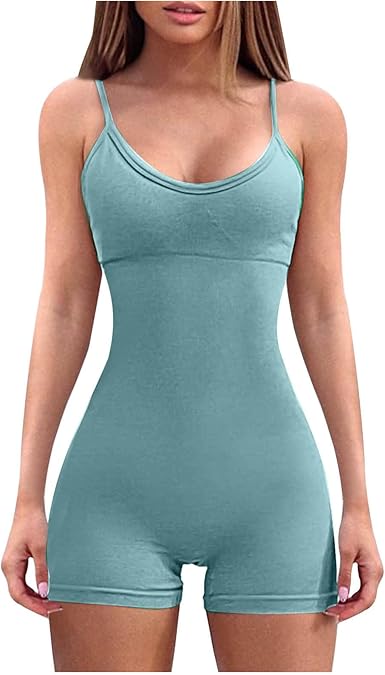 Danica | Spaghetti Strap Sports Romper