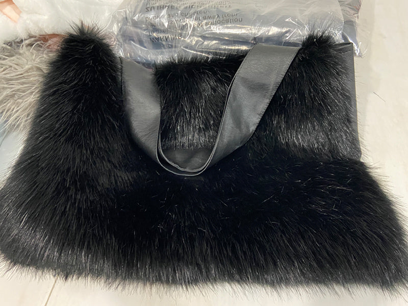 Layla | Plush Fur Handbag