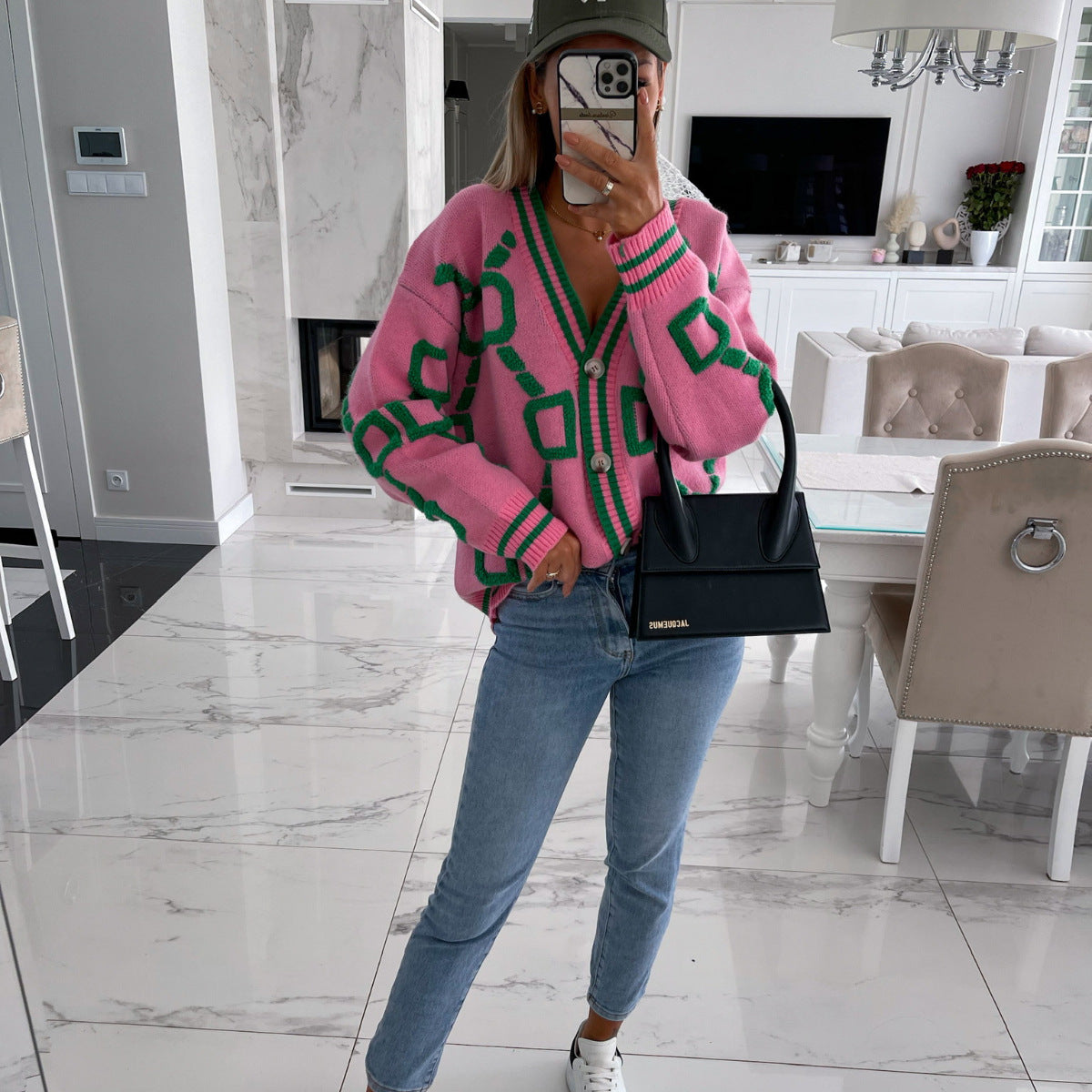 Ingrid | Batwing Sleeve Knit Cardigan