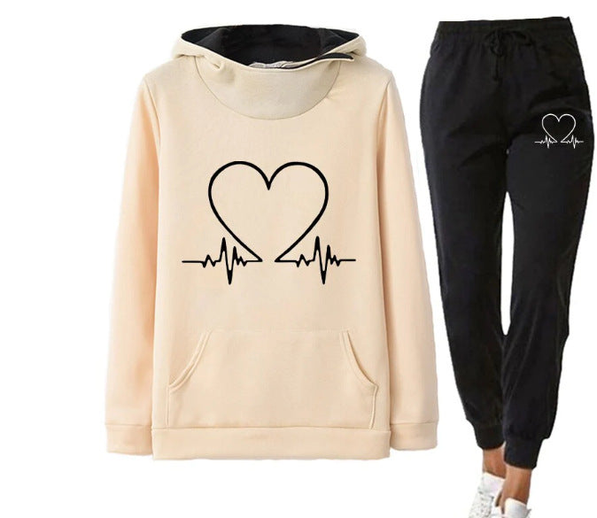 Maren | Heart Print Sports Set