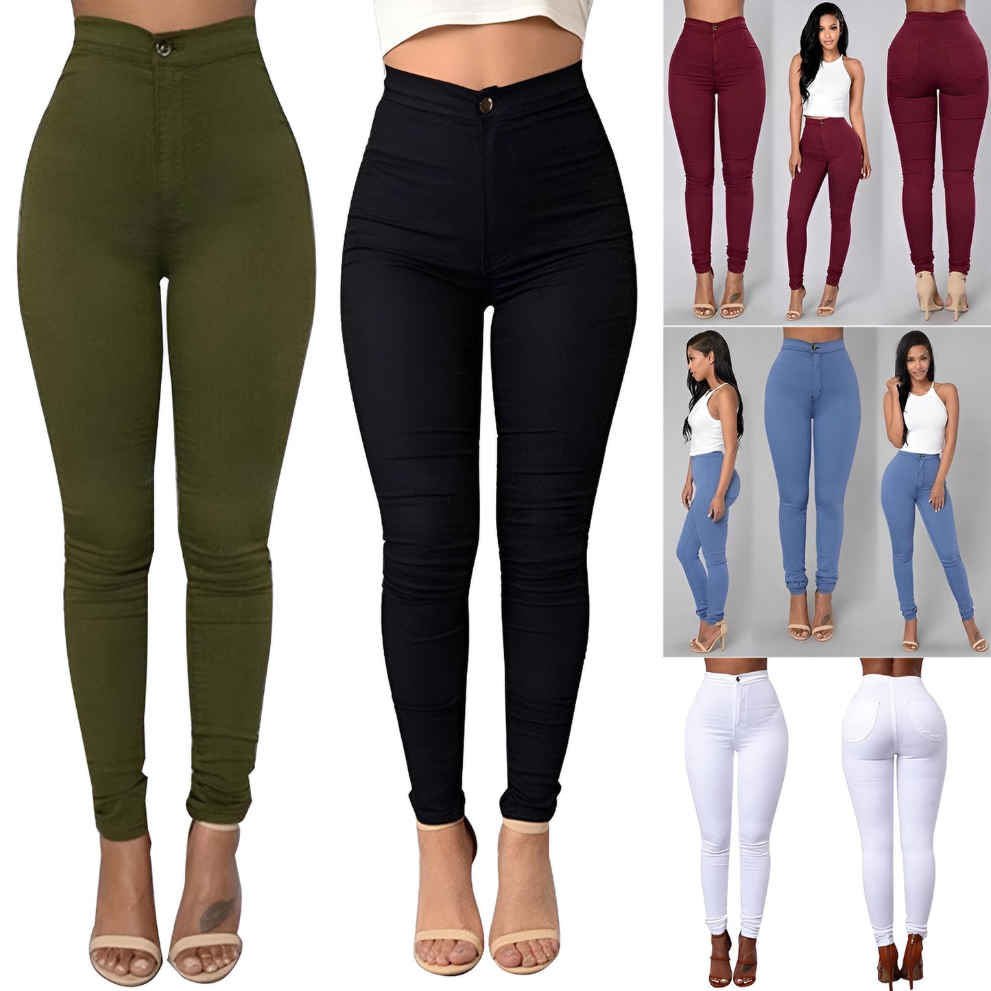 Cadence | Stretch Slim Elastic Jeans