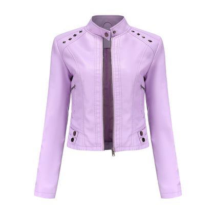 Kinsley | Studded Leather Jacket