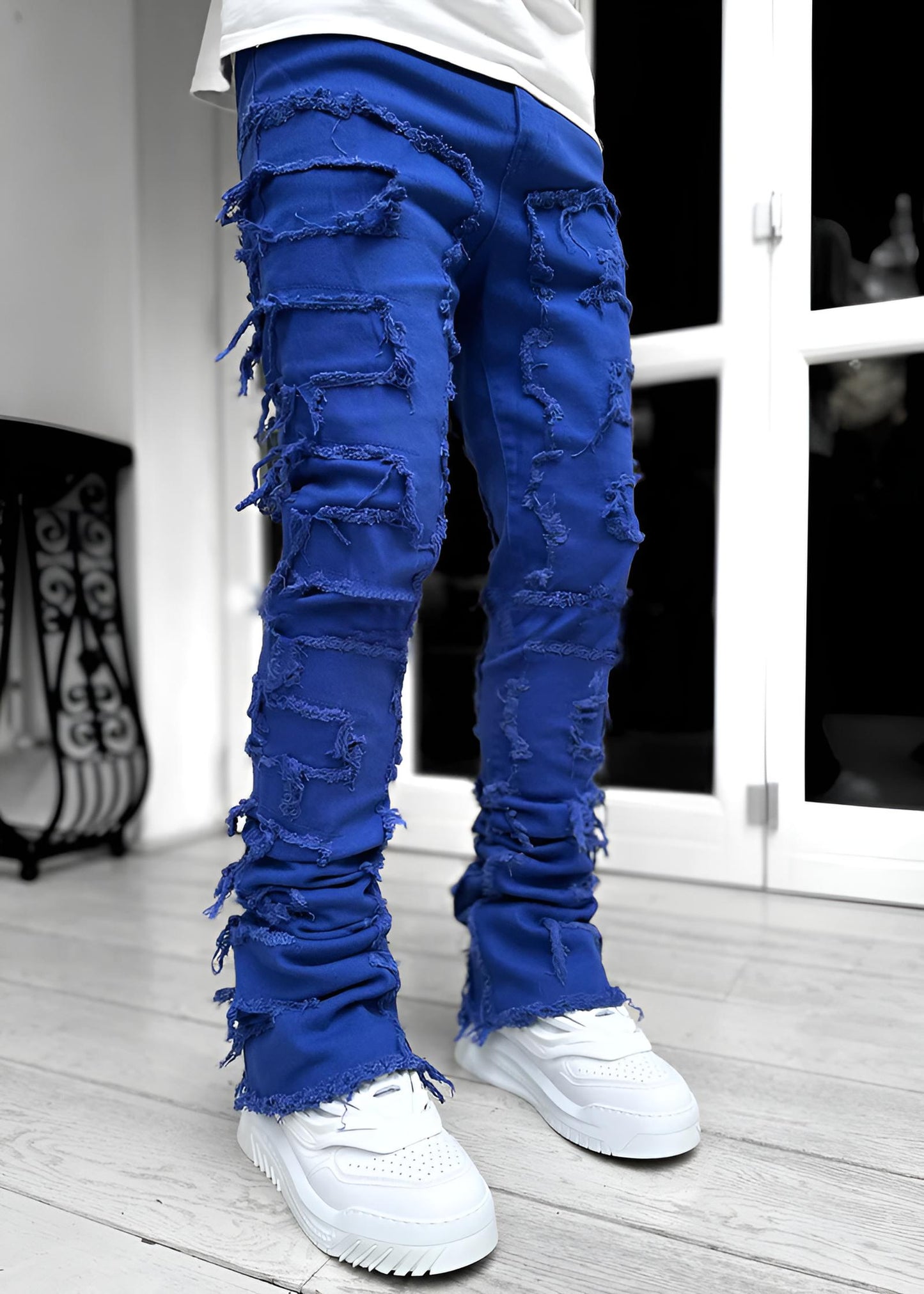 Joseph | Patched Stacked Skinny Jeans