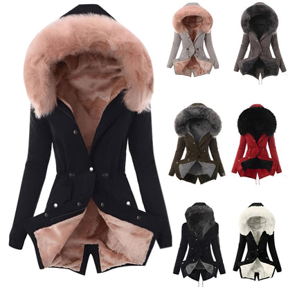 Harlow | Women’s Hooded Plush Fleece Jacket