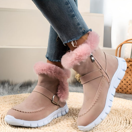Faith | Winter Plush Ankle Boots