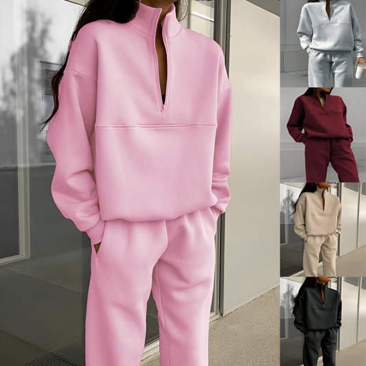 Raquel | Zip-Up Sports Set  Sweatshirt & Trousers
