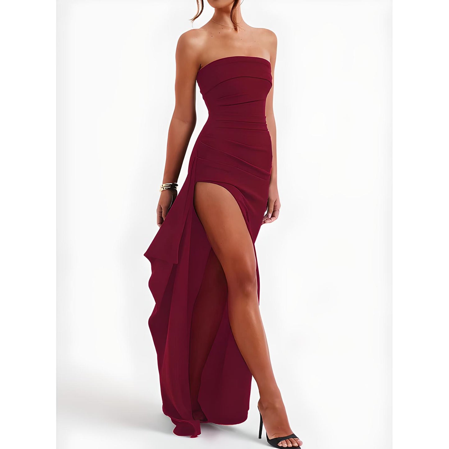 Kira | Women’s Backless A-Line Maxi Evening Dress