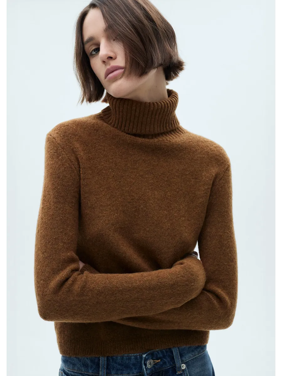 Meadow | Women’s Turtleneck Sweater – Thick Elegant Winter Knit Pullover