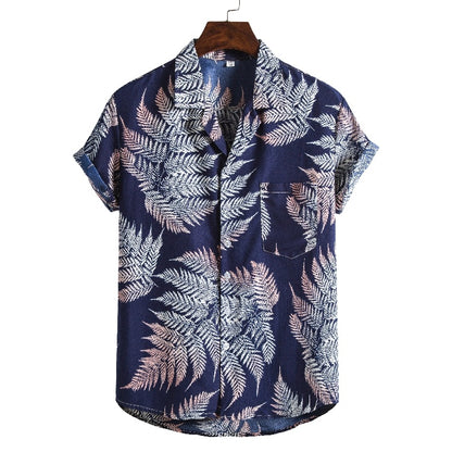 Weston | Short Sleeve Printed Beach Shirt
