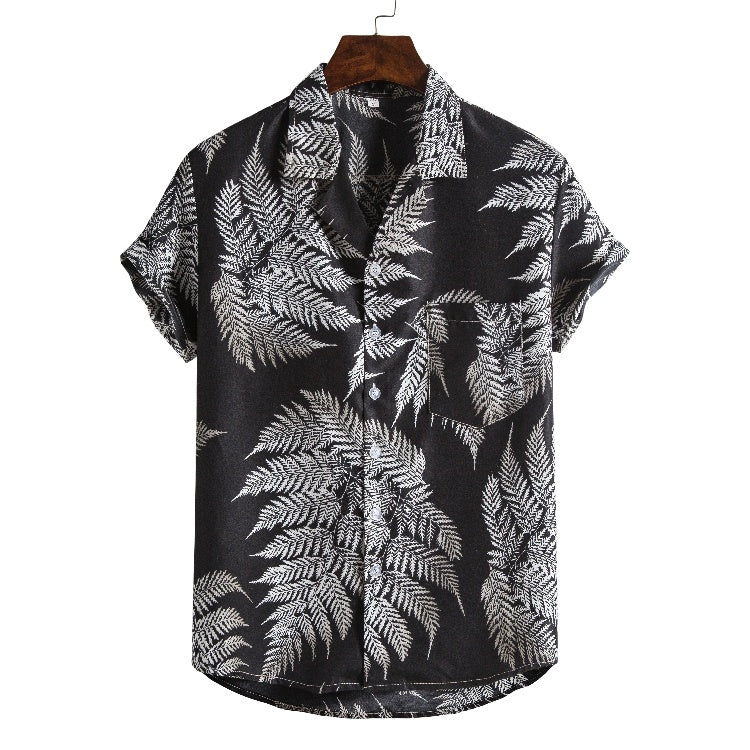 Weston | Short Sleeve Printed Beach Shirt