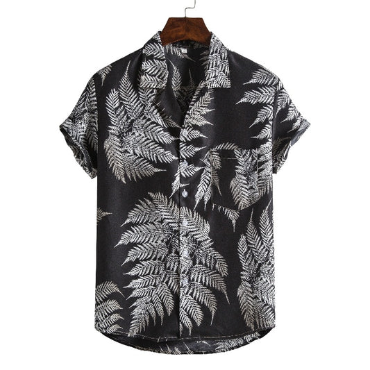 Weston | Short Sleeve Printed Beach Shirt