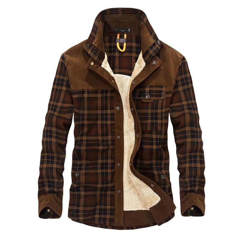 Benedict | Men’s Winter Fleece Plaid Jacket