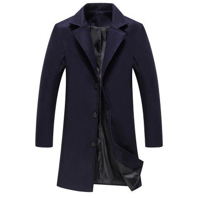 Percy | Men’s Woolen Business Overcoat