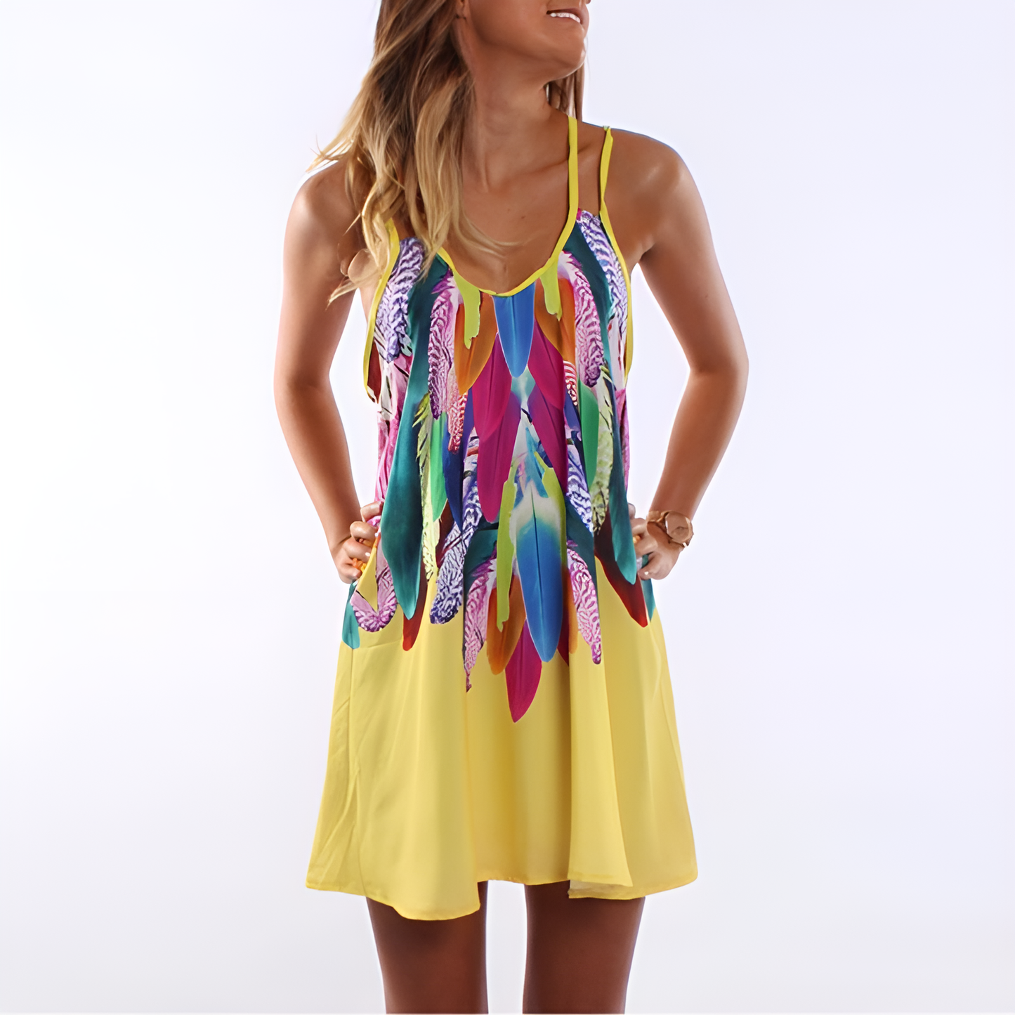 Odessa | Women’s Plus Size Boho Printed Summer Maxi Dress