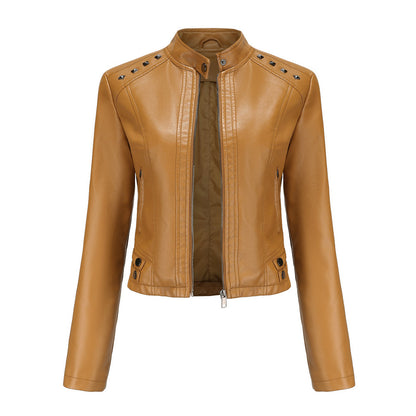 Kinsley | Studded Leather Jacket