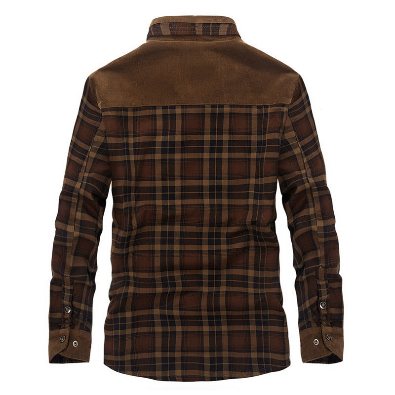 Benedict | Men’s Winter Fleece Plaid Jacket