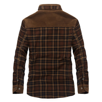 Benedict | Men’s Winter Fleece Plaid Jacket