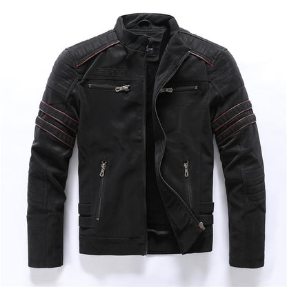 Kenneth | Men’s Leather Moto Jacket