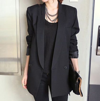 Fiona |  Long Black Blazer