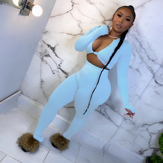 Oakley | Two-Piece Tracksuit - Crop Top & Leggings