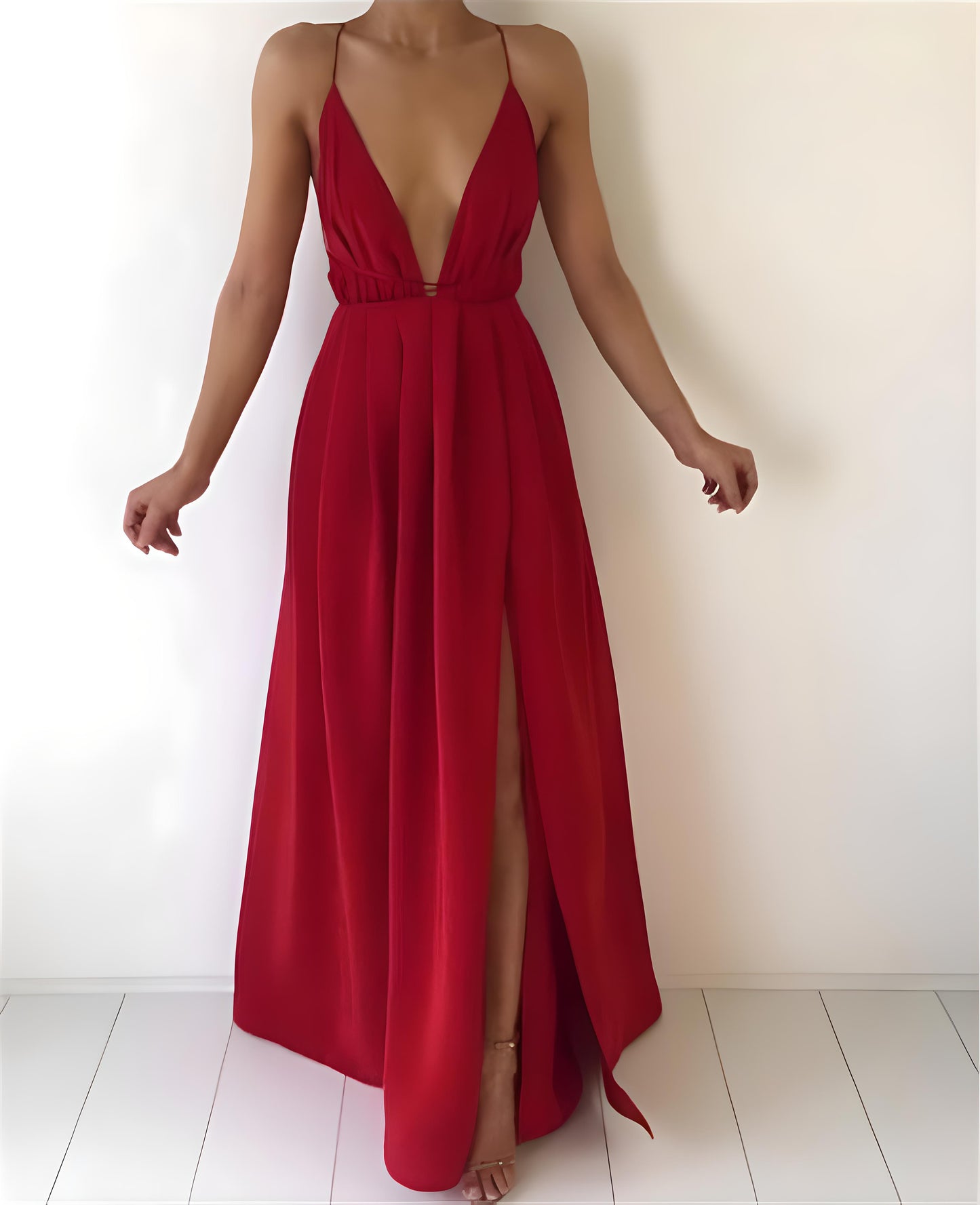 Orla | Women’s Sleeveless Backless Boho Maxi Dress