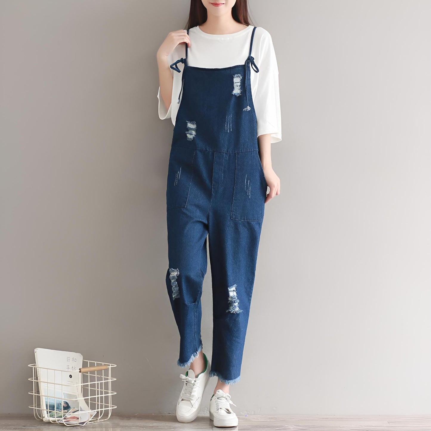 Cleo | Women’s Denim Jumpsuit Romper