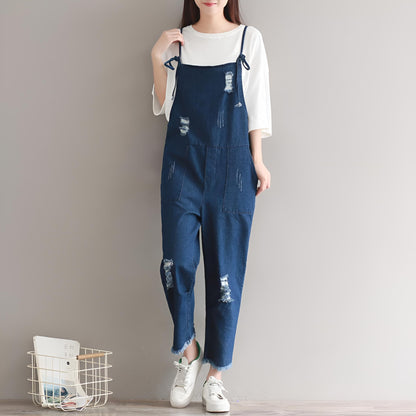 Cleo | Women’s Denim Jumpsuit Romper