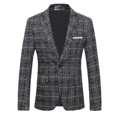 Zander | Men’s Slim-Fit Plaid Suit Set