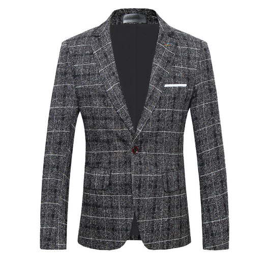 Zander | Men’s Slim-Fit Plaid Suit Set