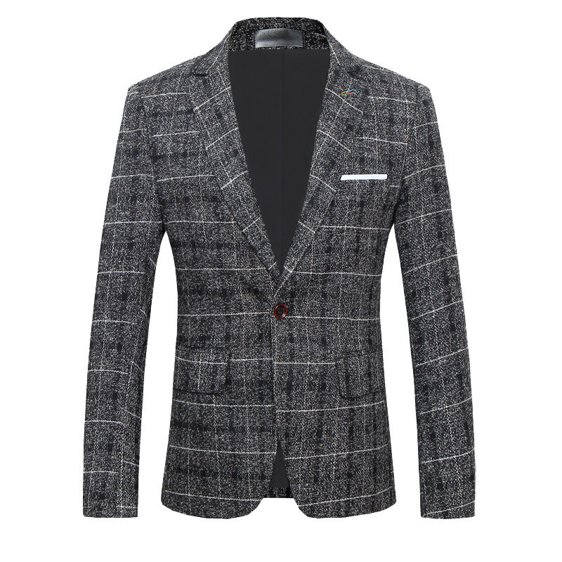 Zander | Men’s Slim-Fit Plaid Suit Set