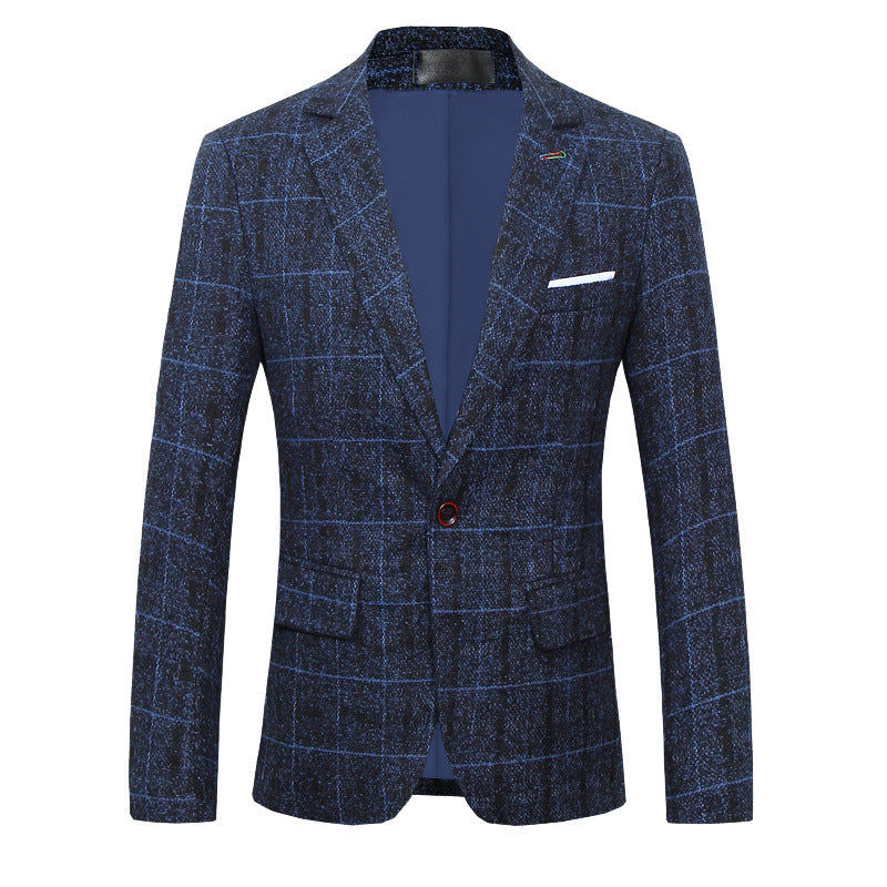 Zander | Men’s Slim-Fit Plaid Suit Set