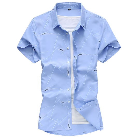 Beau | Short Sleeve Cotton Shirt