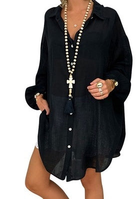 Casual Ripped Women's Blouse | Mia