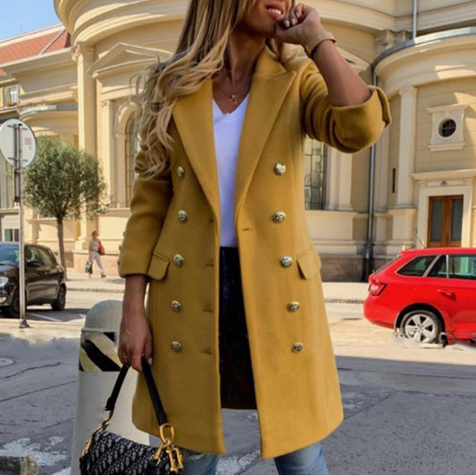 Brinley | Double-Breasted Wool Coat