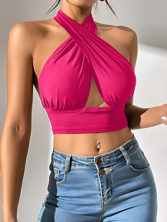 Paige | Halter Neck Tank Top