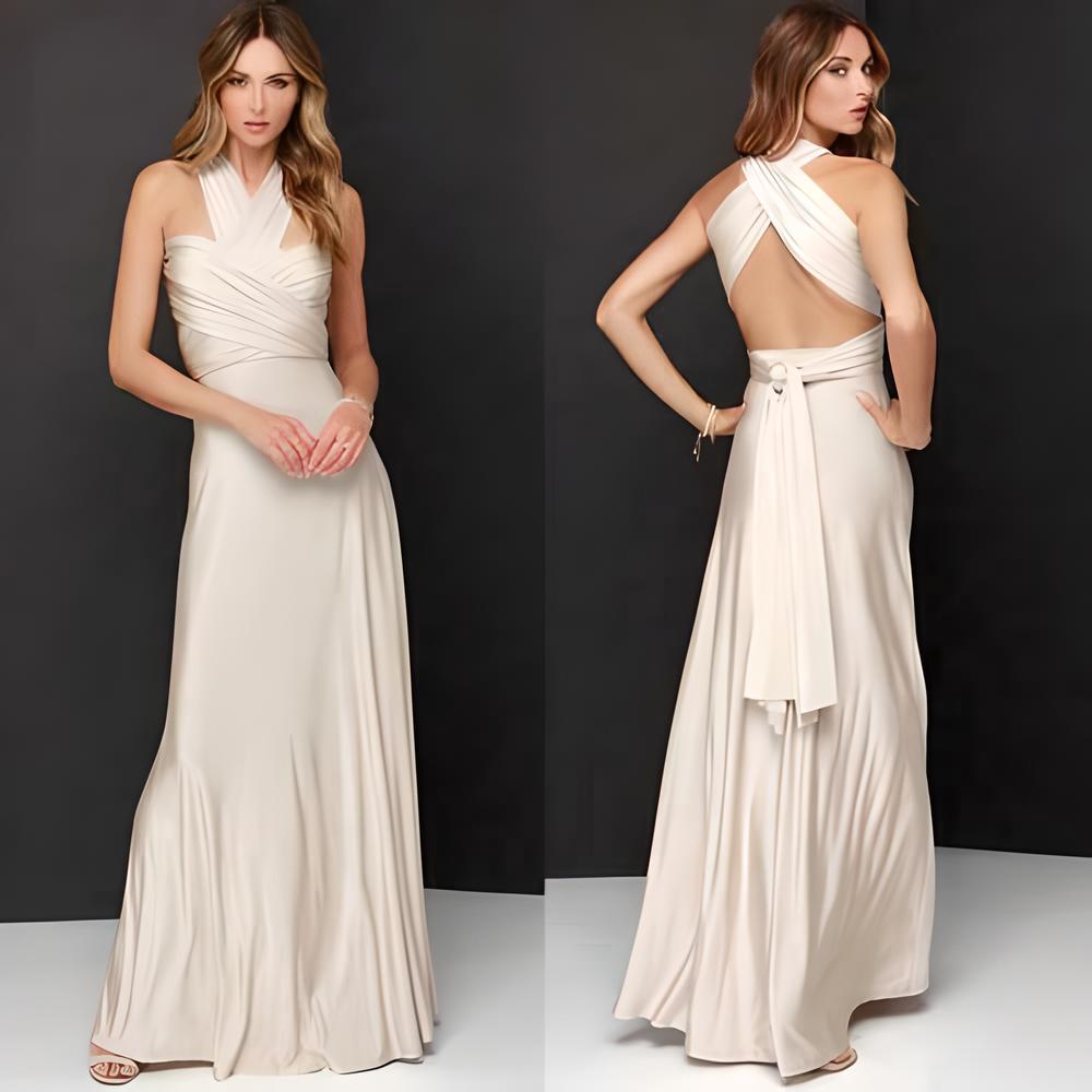 Nalani | Women’s Backless Multiway Bandage Maxi Dress