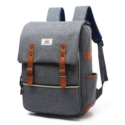 Zion | Vintage USB Charging Laptop Backpack