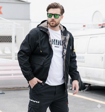 Nathaniel | Men’s Fashion Bomber Parka Jacket